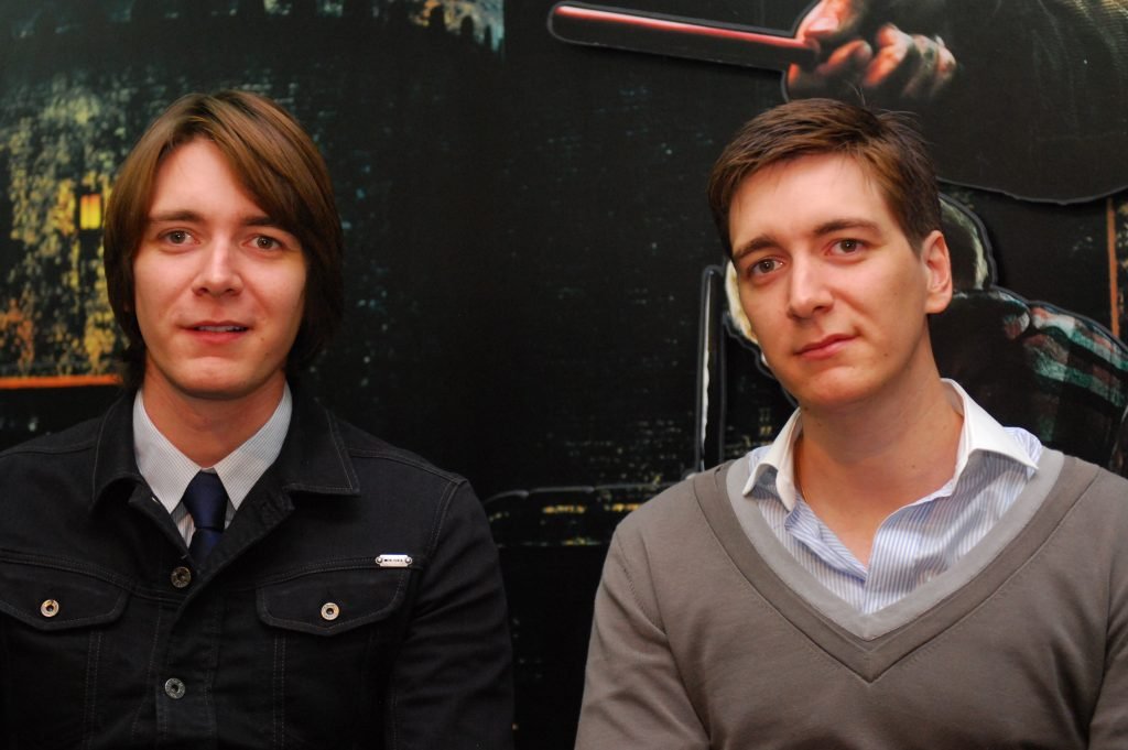 James and Oliver Phelps Lucca Comics and Games 2011 2
